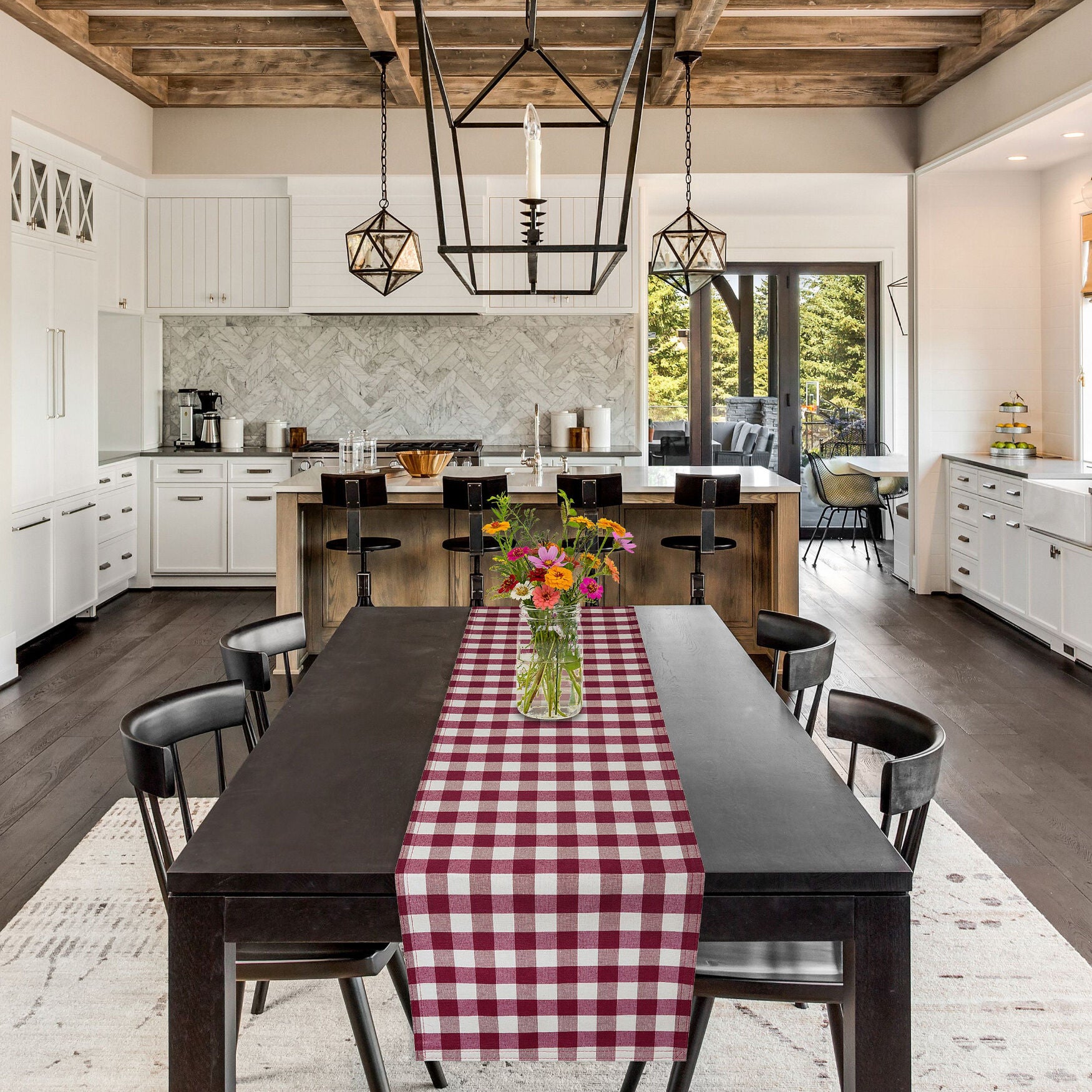 Buffalo Check Table Runner - 13-in x 48-in, , on-hover image number 1