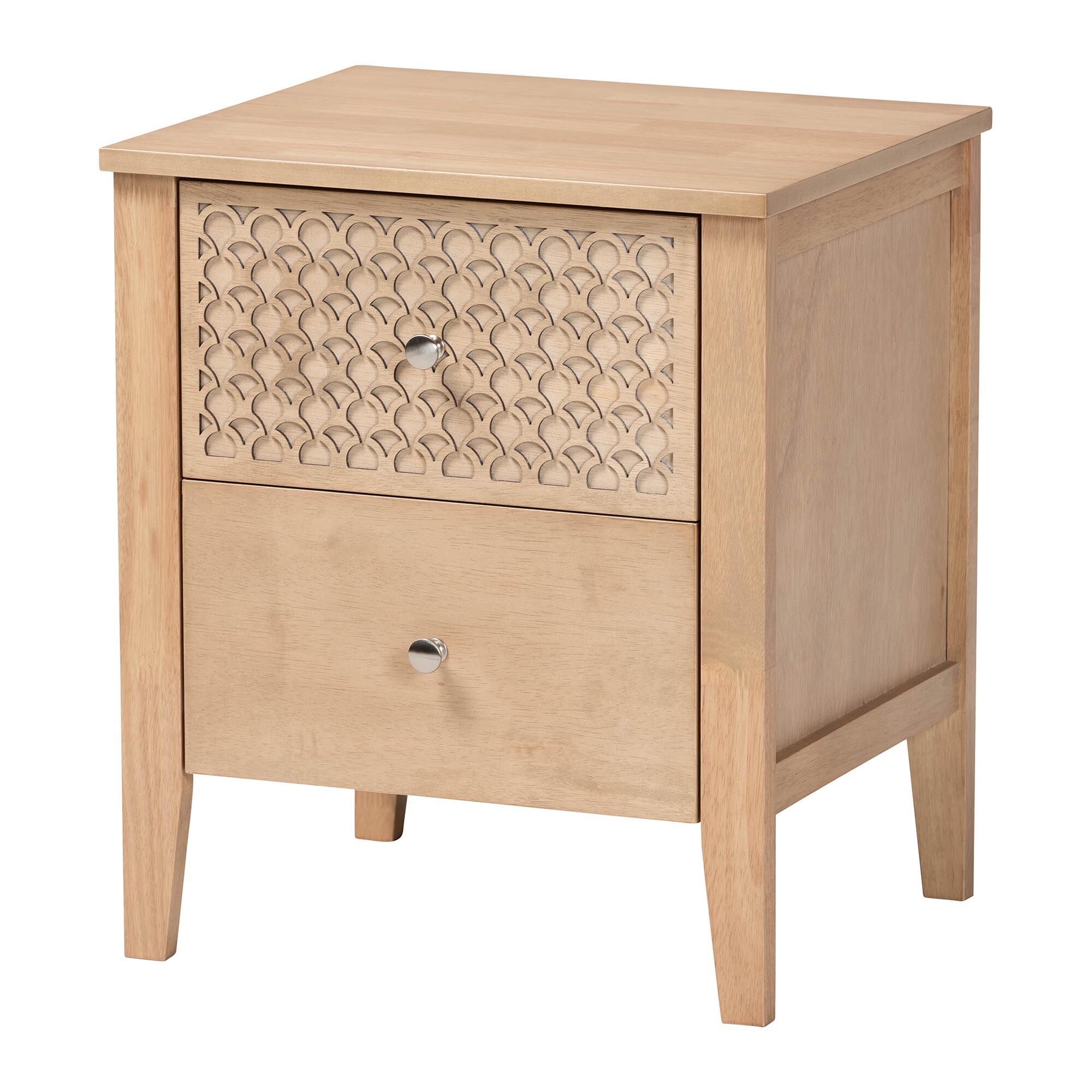 Lara Nightstand, BROWN, alternate image number 1