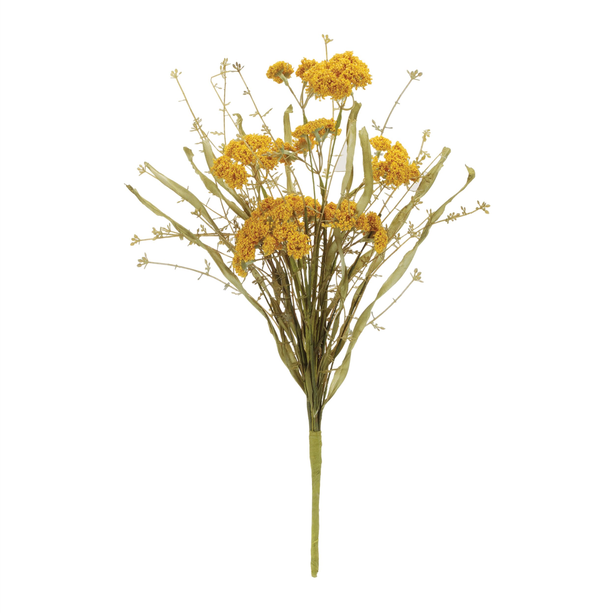 Heather Floral Bush Set of 2, YELLOW GREEN, alternate image number 1