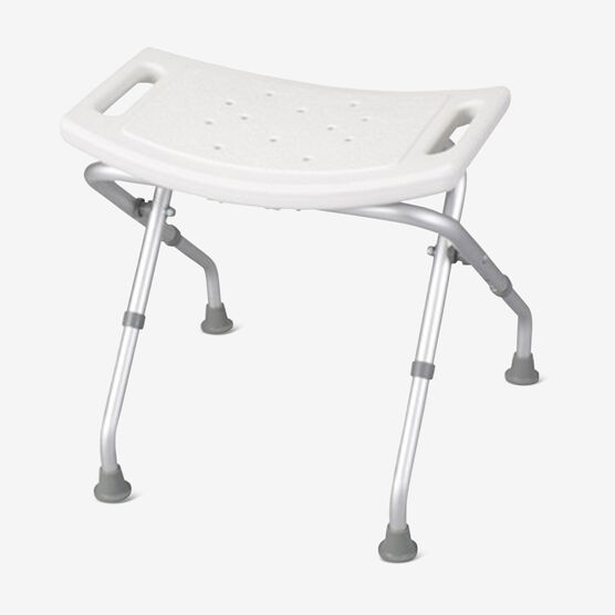 Folding Shower Chair, WHITE, hi-res image number null