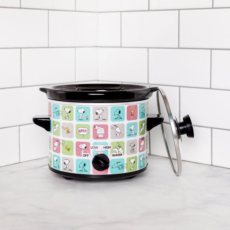 Peanuts Snoopy & Woodstock 2-Qt Slow Cooker, WHITE, alternate image number 2