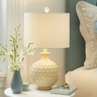 Antique Ivory Resin 21.5" Table Lamp, , on-hover image number null