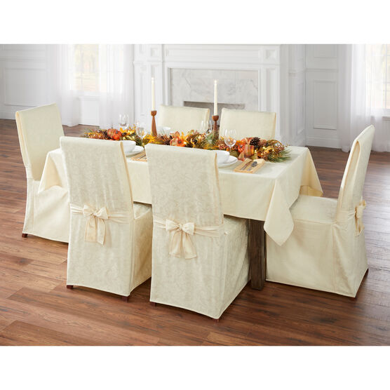 Damask 60" x 144" Tablecloth, , alternate image number null