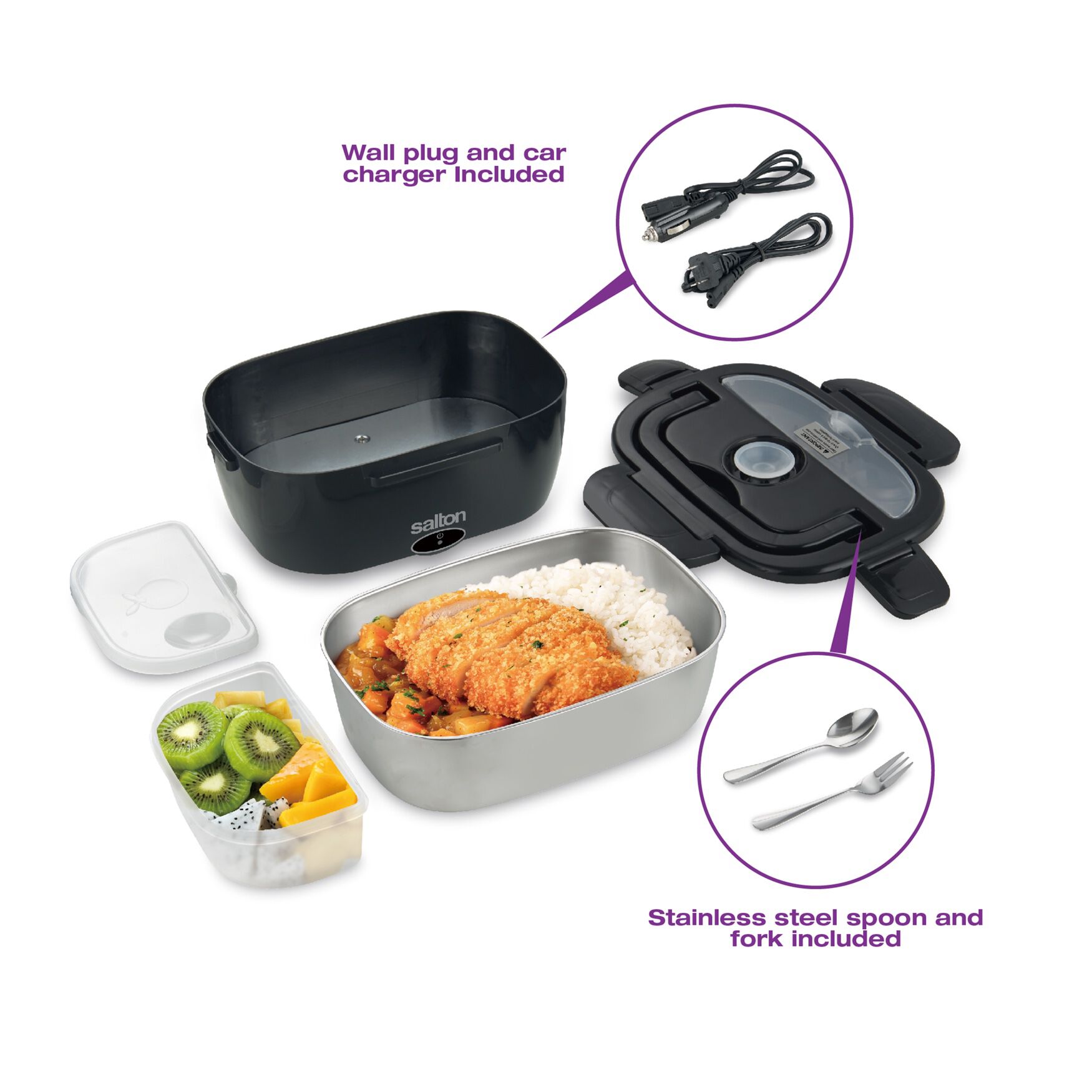 Salton&reg; Portable Electric Lunch Box, , alternate image number 5