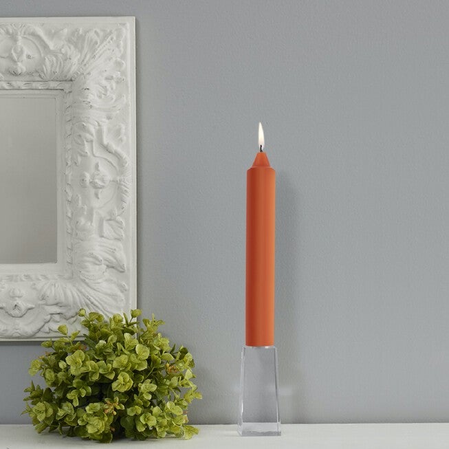 Smooth Collenette 9 inch Rust Unscented Taper Candle, Box of 4, , on-hover image number null