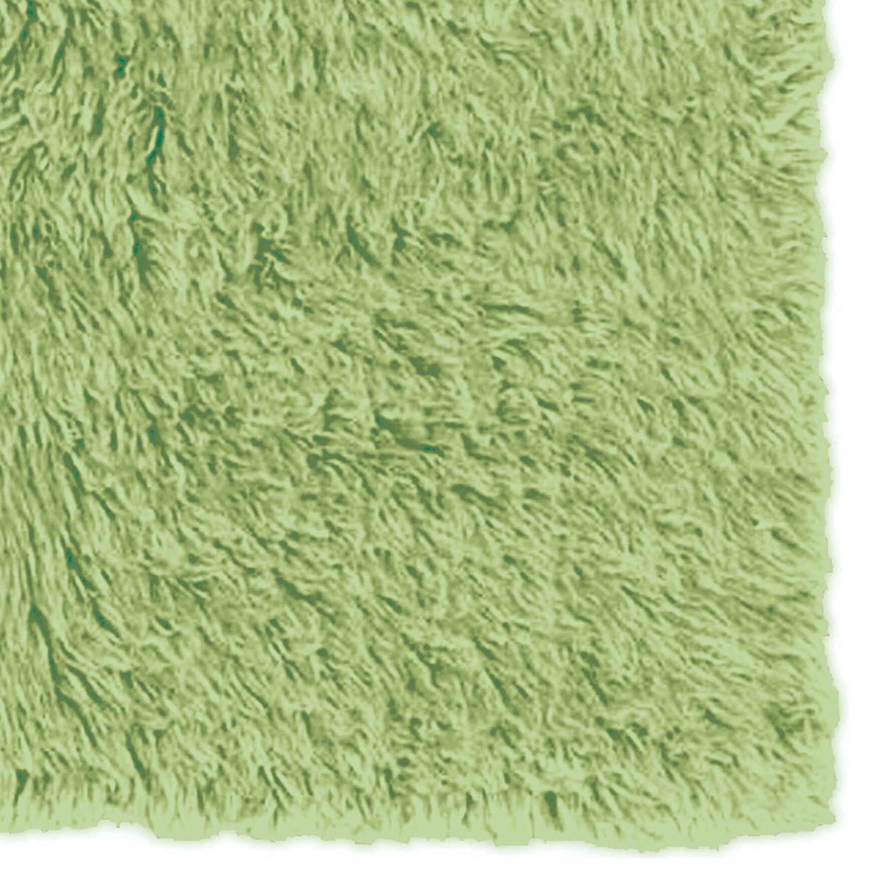 Flokati Lime Green Rug, , alternate image number 4