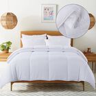 Cozy Down Alternative Reversible Comforter, White, , alternate image number null