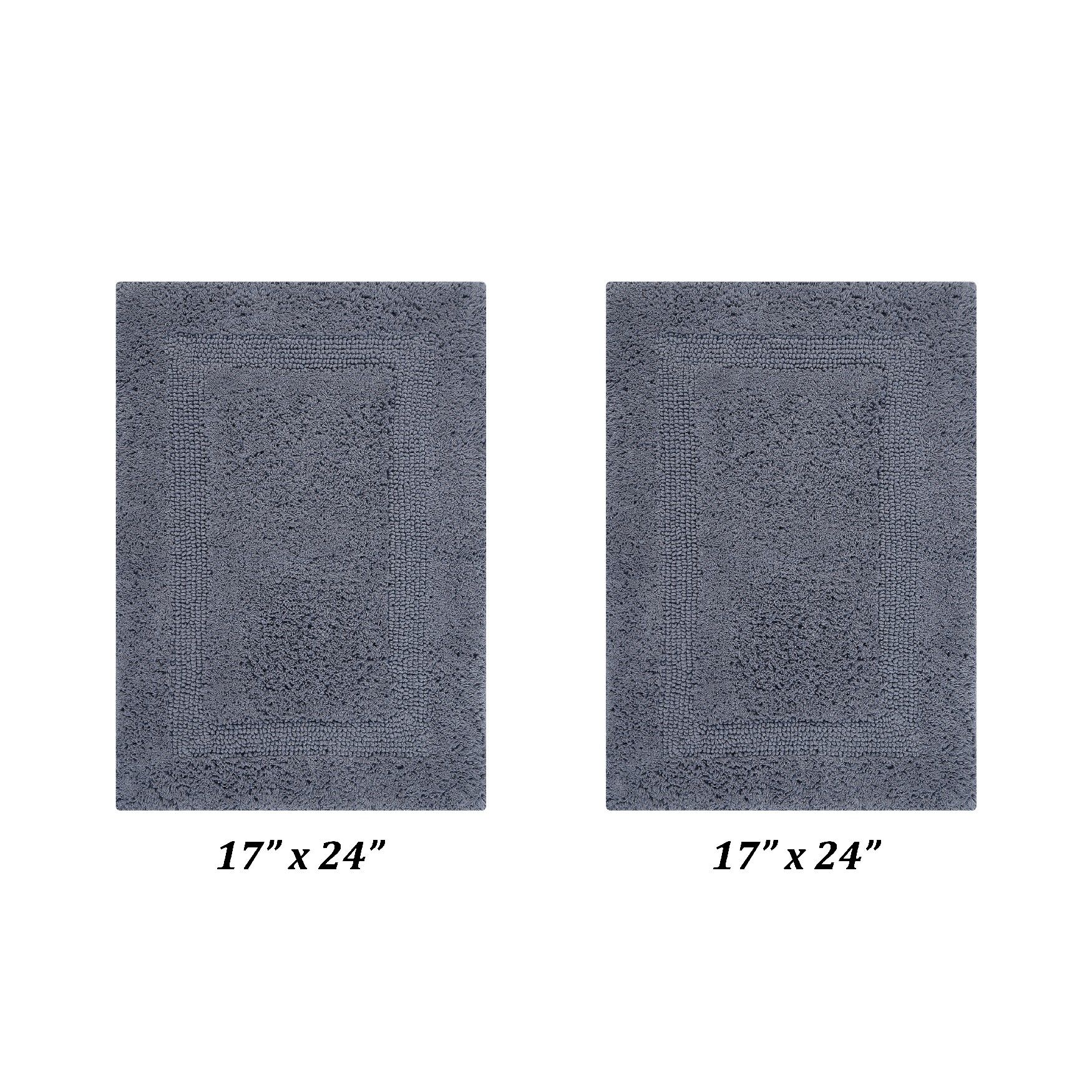 Lux Collections Rug 2 Piece Set (17 inches X 24 inches | 17 inches X 24 inches), GRAY, hi-res image number 0
