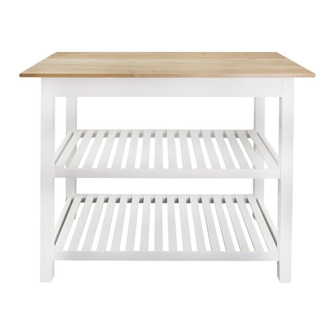 Kitchen Island with Solid Wood Top, , alternate image number null