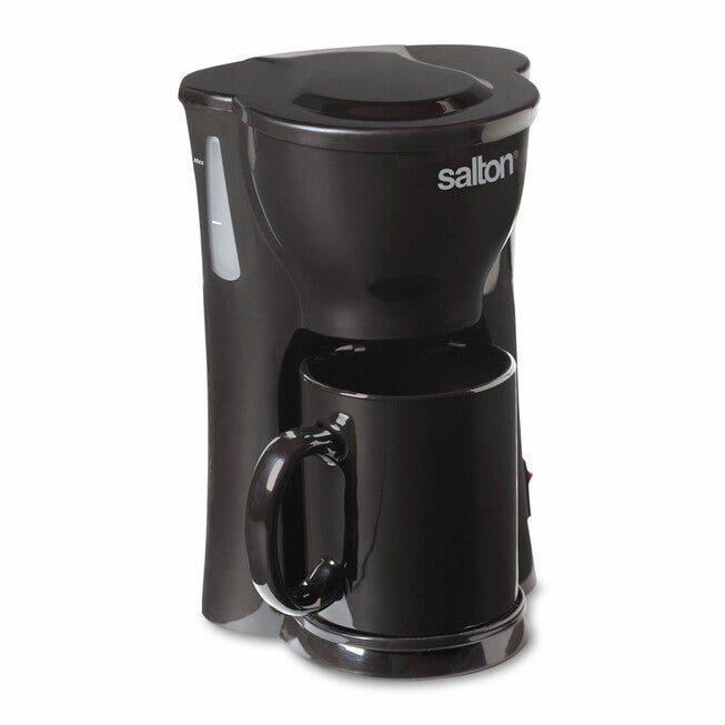 Space Saving 1 Cup Coffee Maker - Black, BLACK, hi-res image number 0