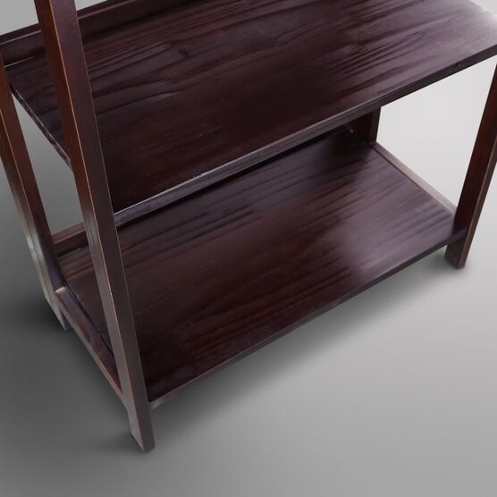 Stratford 3-Shelf Folding Bookcase-Espresso, , alternate image number null