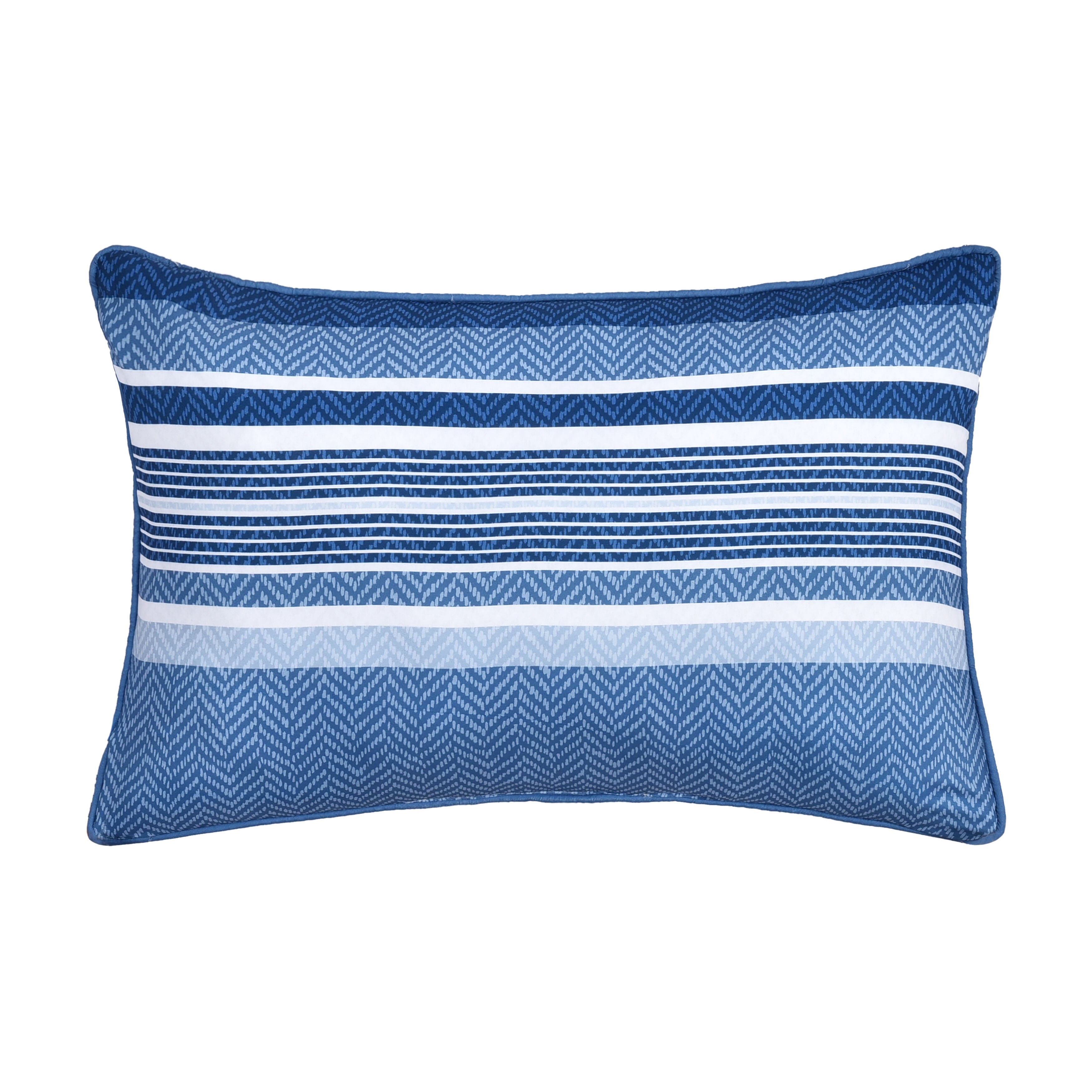 CARSON BOUDOIR DECORATIVE THROW PILLOW, BLUE, hi-res image number 0