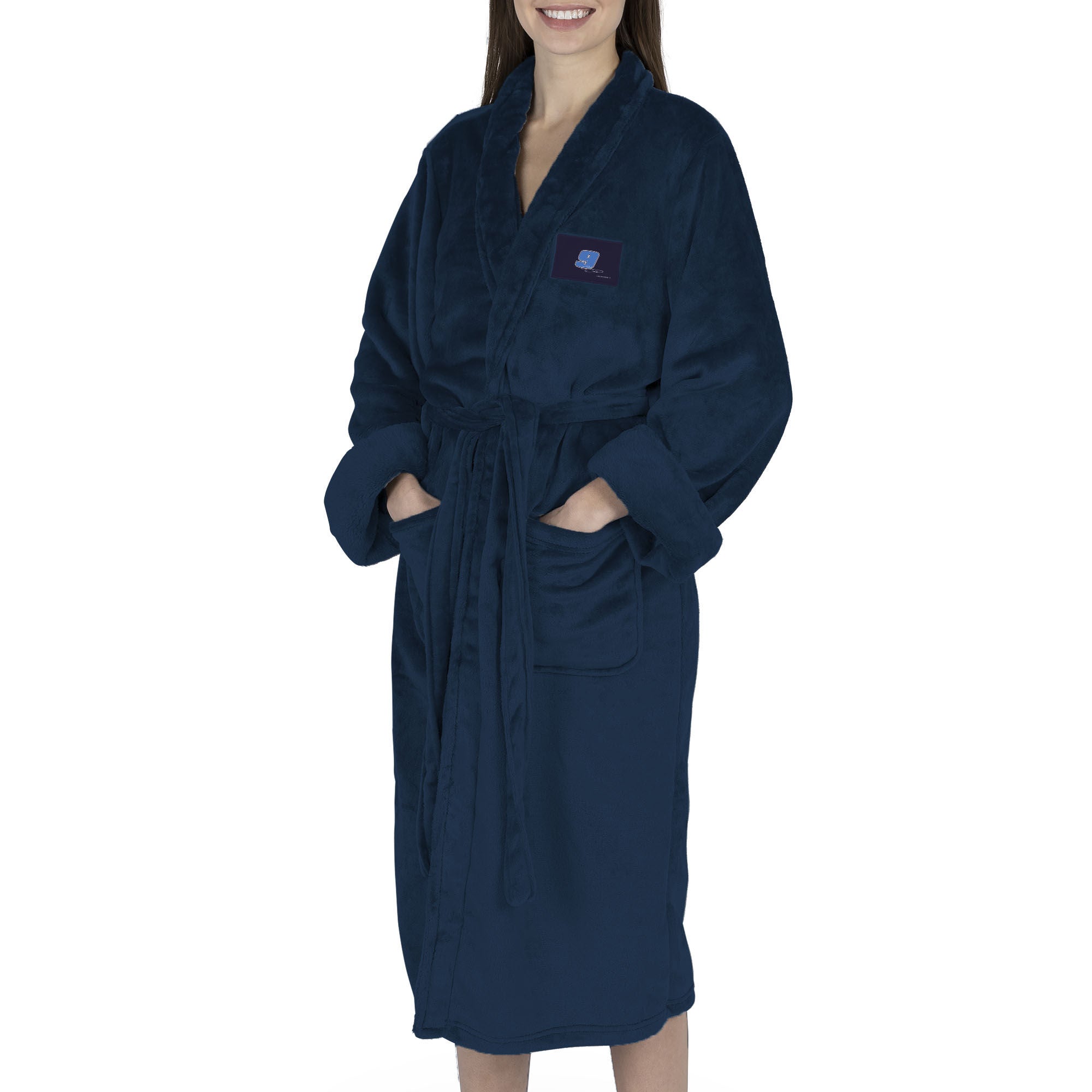 NASCAR Chase Elliot Signature Navy Silk Touch Robe Small/Medium, MULTI, hi-res image number 0