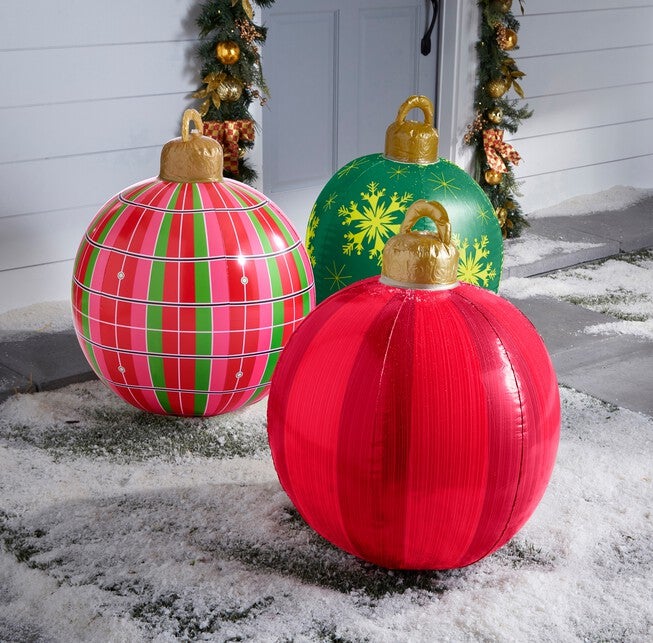 24 inches Inflatable Ornament, RED, hi-res image number null