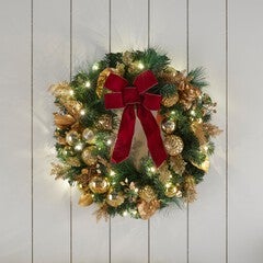 PRE-LIT REGAL 24" Wreath