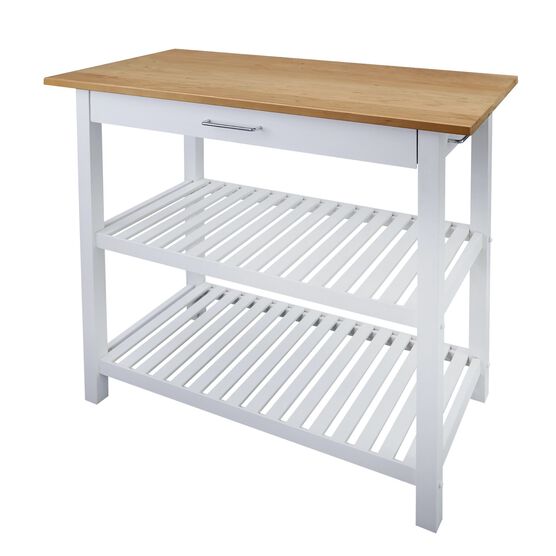 Kitchen Island with Solid American Cherry Top, , alternate image number null