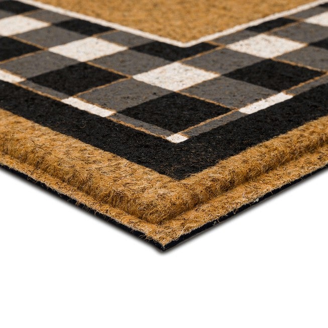 Fall Welcome Check Door Mat, , on-hover image number null
