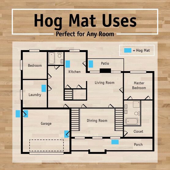 Blue Anchor Hog Mat 18X30 Floor Coverings, , alternate image number null