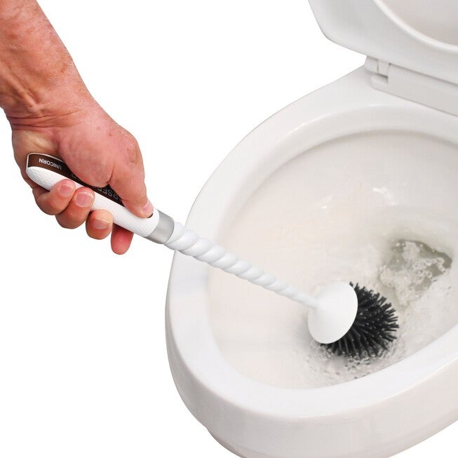 Horsepower™ Unicorn™ Motorized Silicone Toilet Brush, , alternate image number null