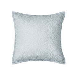 Evergreen Blue 16 Inch Square Quilted Decorative Throw Pillow