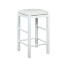 Lancer Backless Counter Stools, White - Set of Two, , alternate image number null