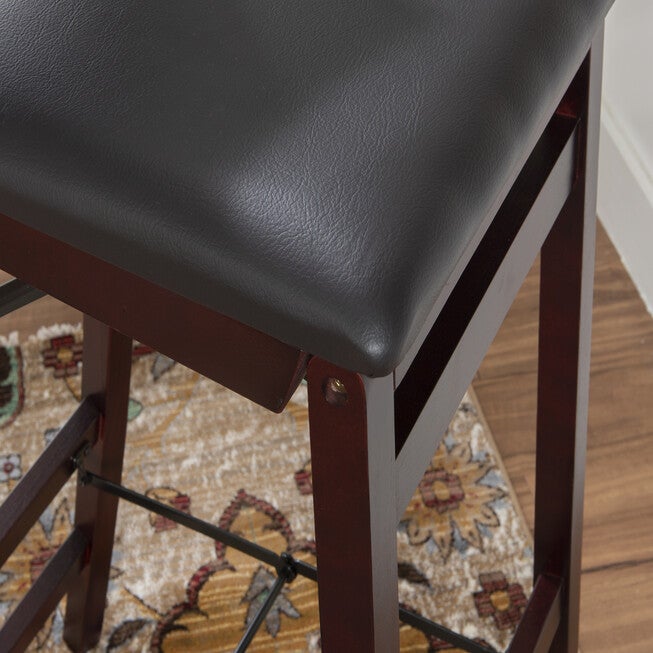 Keira Pad Back Folding Bar Stool, , alternate image number 8