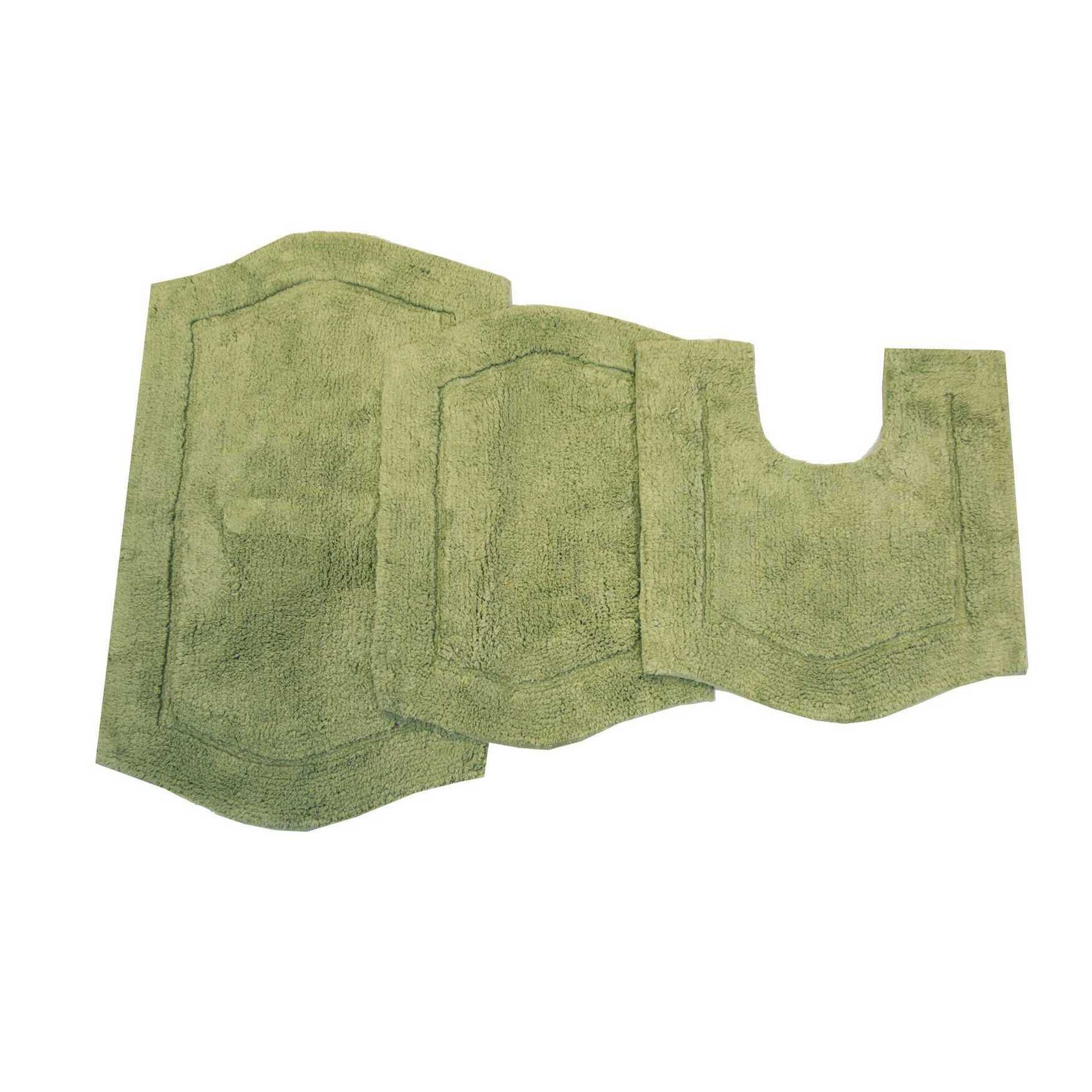 Waterford 3-Pc. Set Bath Rug Collection, SAGE, hi-res image number 0