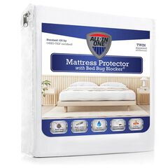 All-In-One Bed Zippered Mattress Cover with Bug Blocker