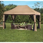 Oversized 10' x 15' Instant Pop Up Gazebo With Screen, , alternate image number null