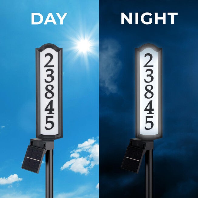 SolarSOLutions™ Aurora Solar LED Address Post, , alternate image number 2