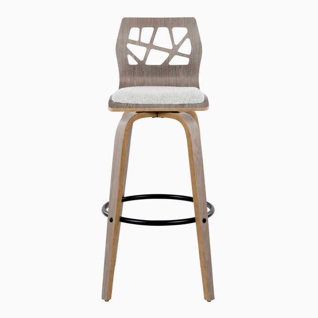Folia 30 inches Fixed-Height Barstool - Set Of 2, , alternate image number null