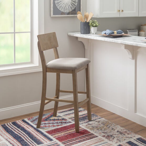 Jordan Gray Wash Bar Stool, , alternate image number null