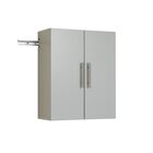 HangUps 24" Upper Storage Cabinet, Light Gray, , alternate image number null