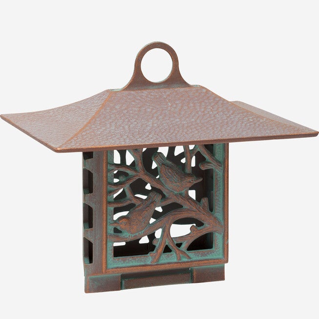 Nuthatch Suet Feeder, COPPER VERDIGRIS, hi-res image number 0