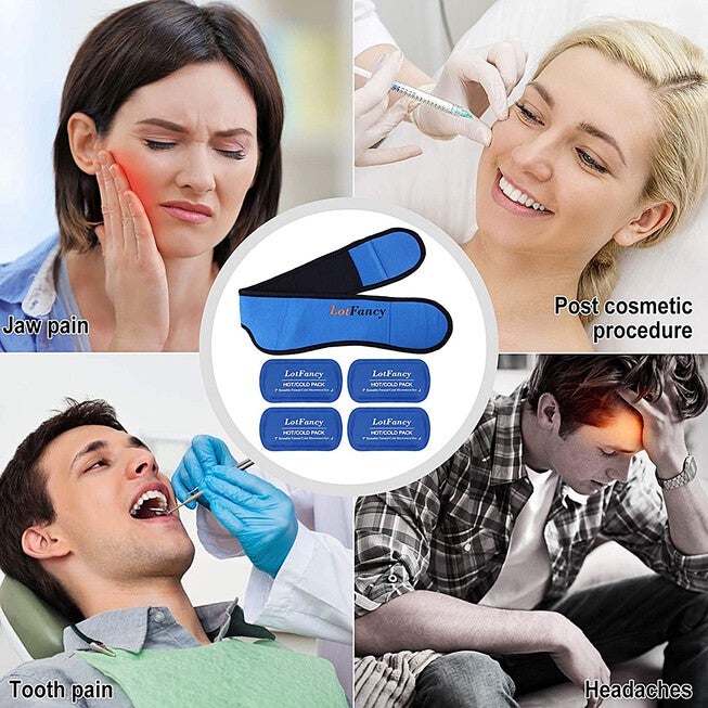Theragel Ice Pack For Jaw, Head, Chin Wellness, , on-hover image number null