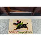 Dachshund Through The Snow Doormat, , alternate image number null