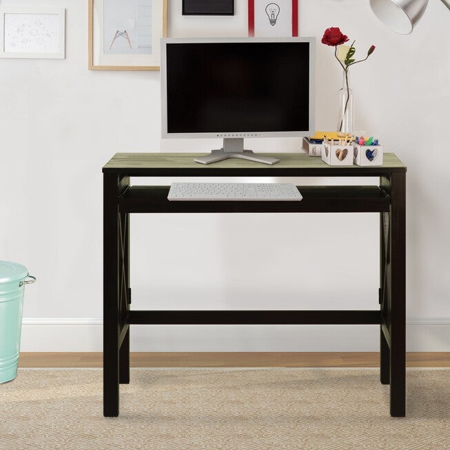 Montego Folding Desk with Pull-Out-Espresso, , alternate image number 7