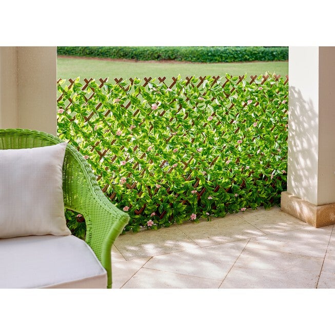 Cherry Blossom Privacy Screen, GREEN, hi-res image number 0