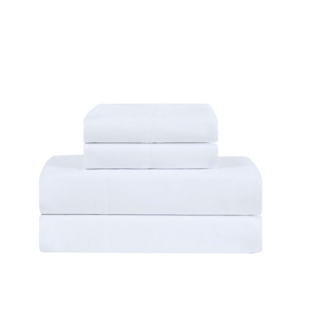Antimicrobial 4 Piece Sheet Set, WHITE, hi-res image number null