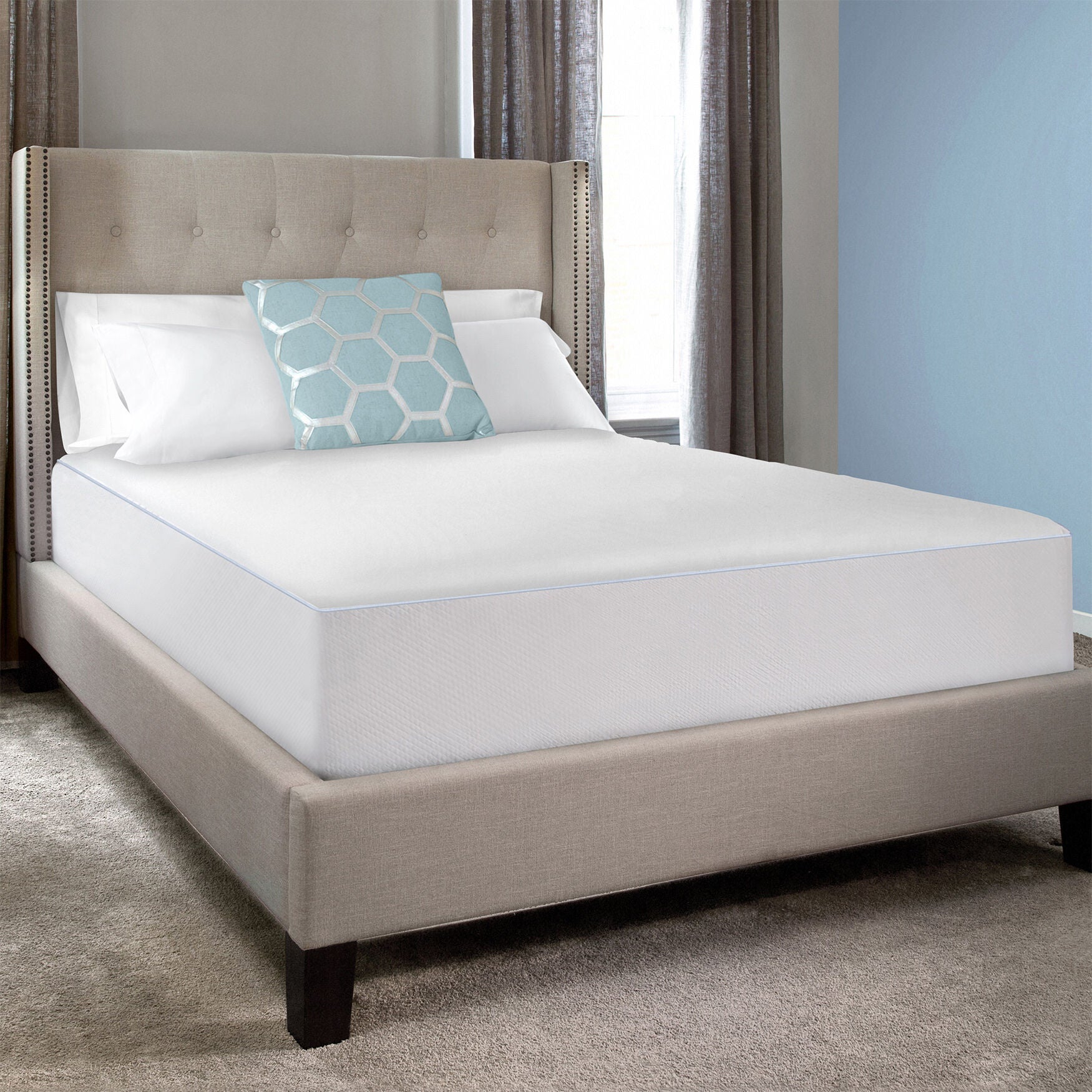 Sealy Cool Comfort Mattress Protector, , on-hover image number 1