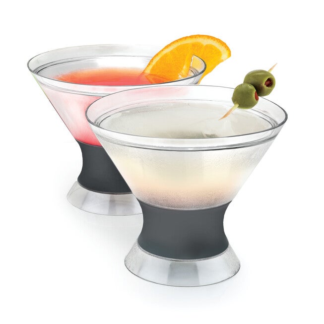 Martini Freeze Cooling Cups (Set Of 2) By, GREY, hi-res image number null
