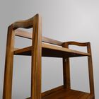 Stratford 5-Shelf Folding Bookcase-Warm Brown, , alternate image number null