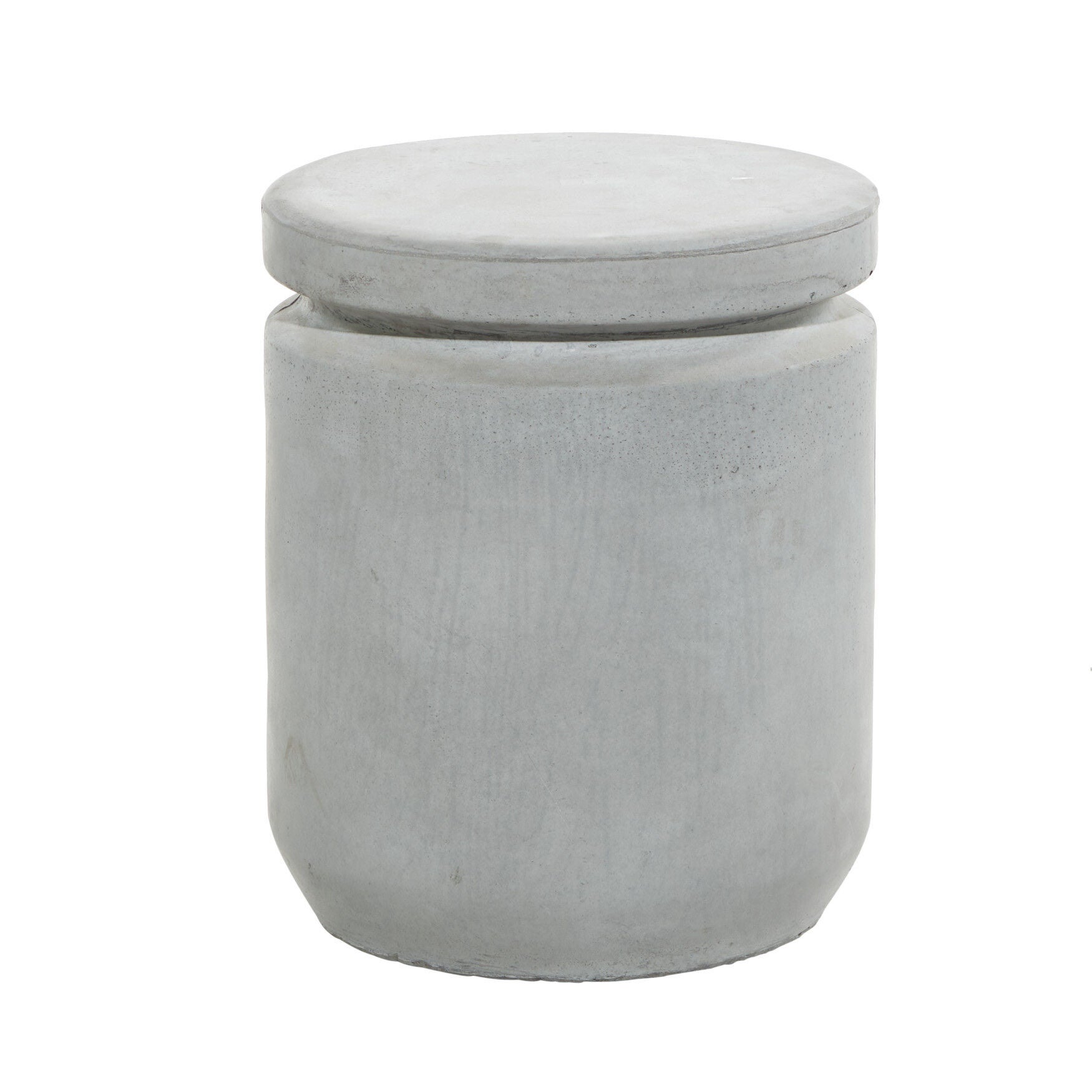 Grey Fiber Clay Industrial Stool, , alternate image number 2