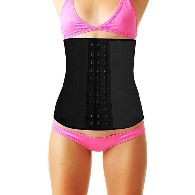 Premium Waist Trimmer Shapewear Corset Black Wellness, BLACK, hi-res image number null