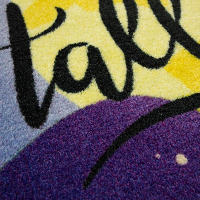 Halloween Moon Purple Kitchen Rug, , alternate image number null