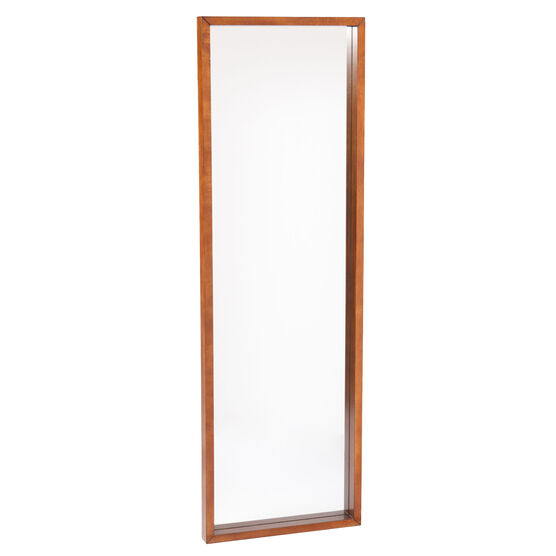 Leaning Wooden Mirror, TOBACCO, hi-res image number null