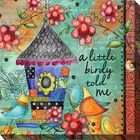 LITTLE BIRDY OUTDOOR ART 24X24, MULTI, hi-res image number null