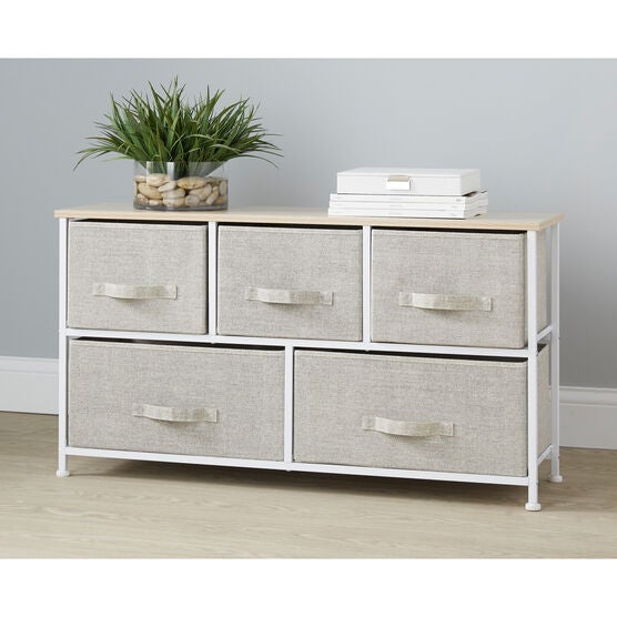 5-Drawer Eve Storage Chest, NATURAL, hi-res image number null
