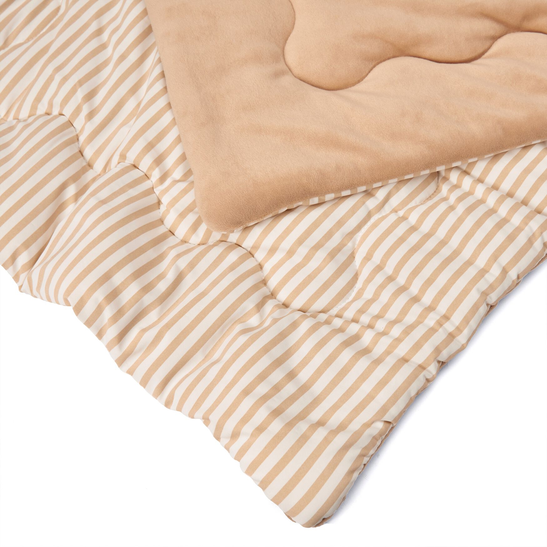 HGTV All Seasons Cooling Throw, BEIGE STRIPE, alternate image number 3