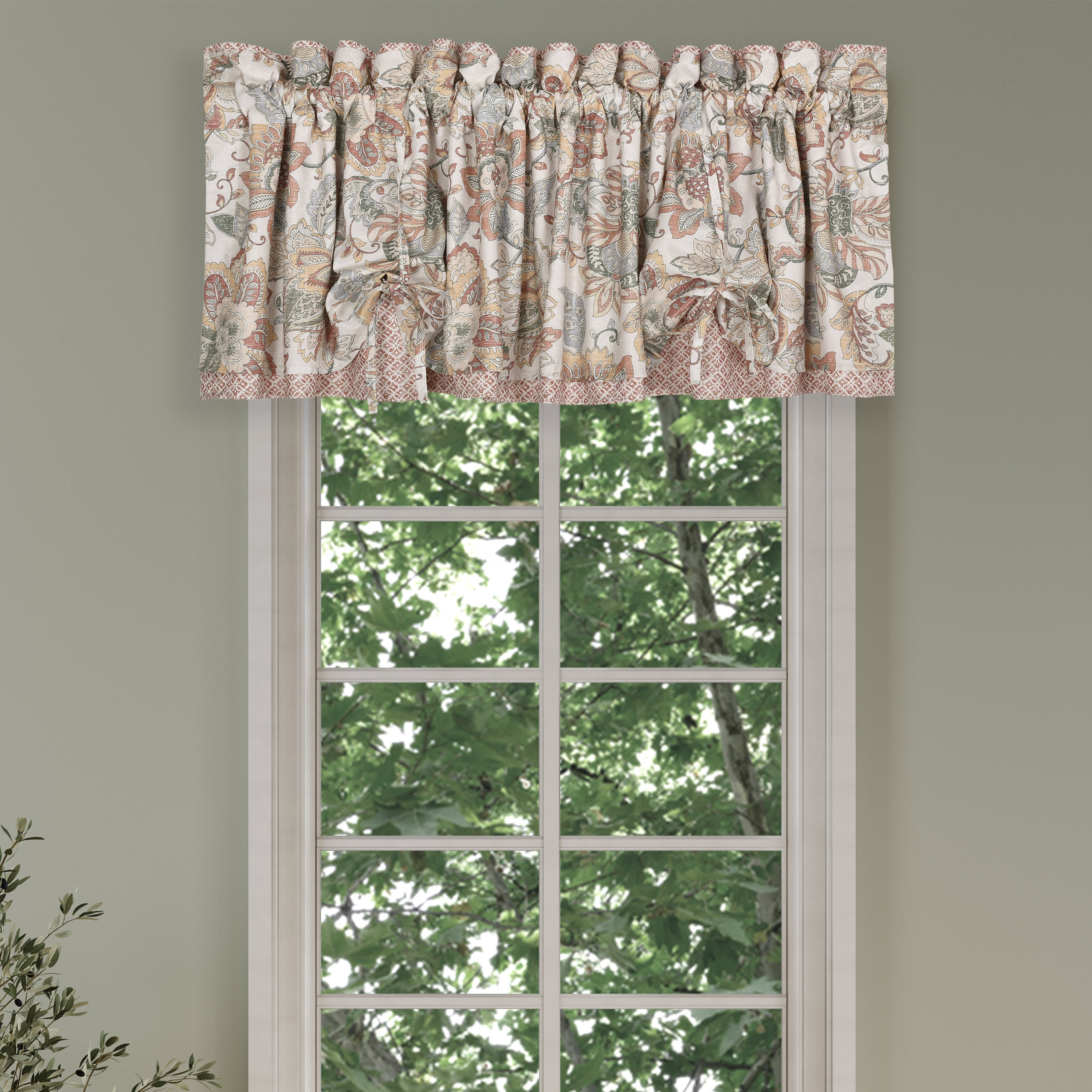 Janessa Window Straight Valance, SPICE, hi-res image number 0
